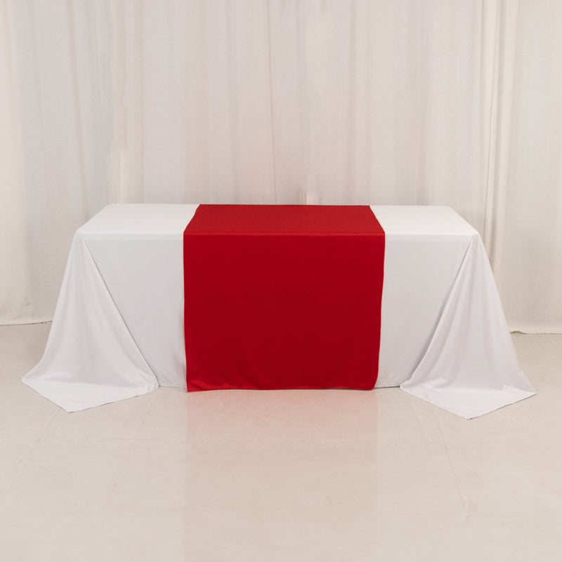 Premium Scuba Polyester Wide Table Runner, Wrinkle Free Dining Table Runner - 36