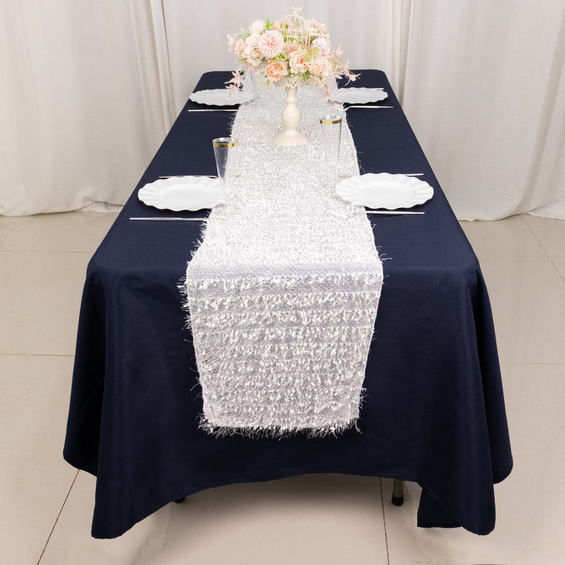 Fringe Shag Polyester Table Runner 12