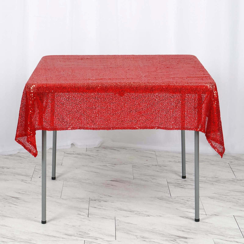 Seamless Premium Sequin Square Tablecloth 54