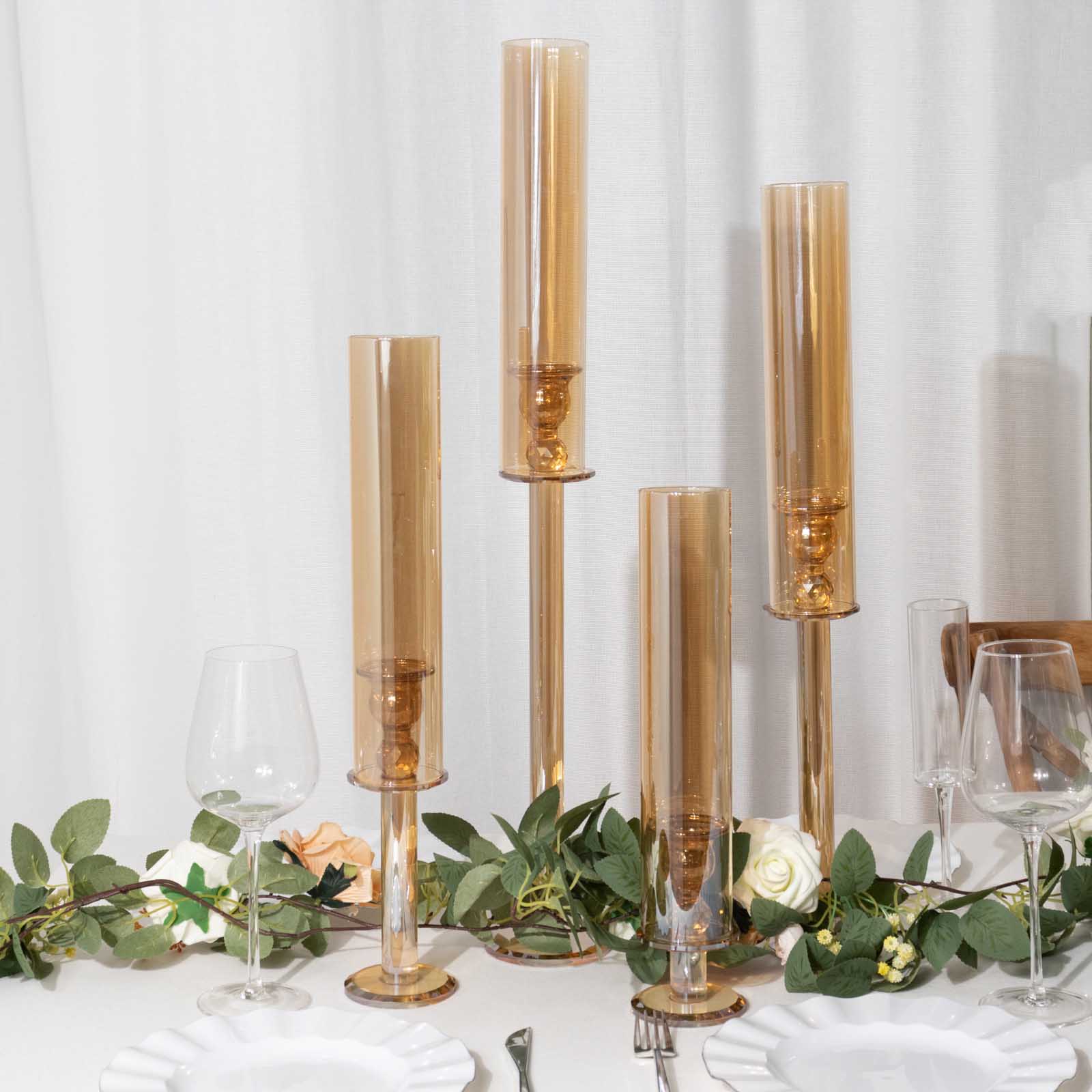Taper Hurricane Candle Holdersnull