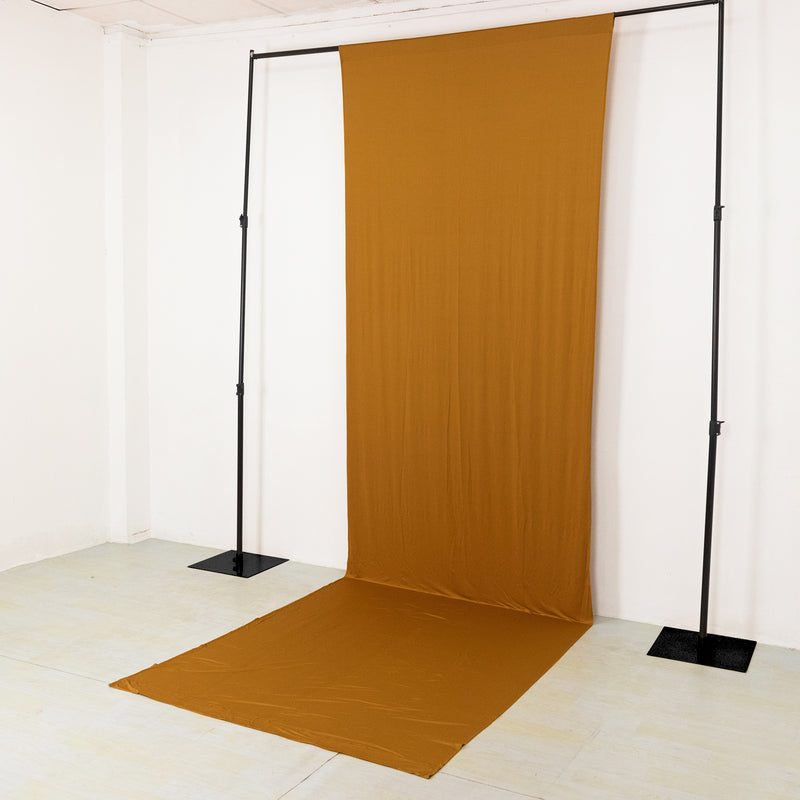 4-Way Stretch Spandex Backdrop Drape Curtain, Wrinkle Free Divider Panel with Rod Pockets - 5ftx16ft