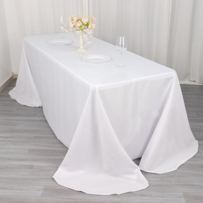 polyester tablecloths, polyester rectangle tablecloths, 90x132 tablecloth, decorative table covers, dining table cloth#color_parent
