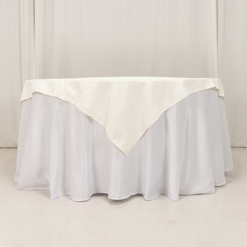 Cotton Blend Square Table Overlay 54