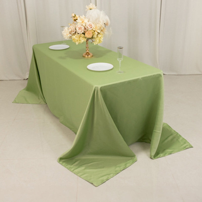 Seamless Lamour Satin Rectangle Tablecloth - 90