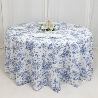 polyester tablecloth, round tablecloths, table covers, floral tablecloths, french toile tablecloth, table linens#color_parent