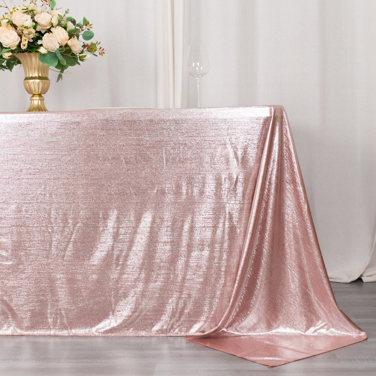 Shimmer Sequin Dots Polyester Tablecloth 90