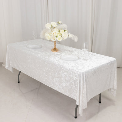 Premium Crushed Velvet Tablecloth, Rectangle Velvet Tablecloth, 60"x102" Velvet Tablecloth, Luxury Table Cover, Elegant Crushed Velvet Tablecloth, Wedding Tablecloth Decor, Event Velvet Table Cover, High-Quality Tablecloth#color_parent