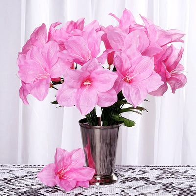 Artificial Flower Decoration, Faux Flowers, Synthetic Flowers, High Quality Silk Flowers, Easter Lily Flower#color_parent