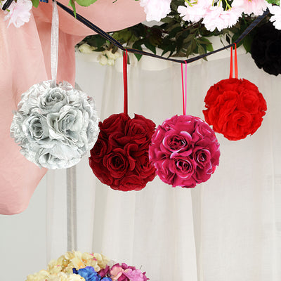 flower ball, pomander balls, hanging flower balls, kissing ball flowers, kissing flower ball centerpieces#color_parent