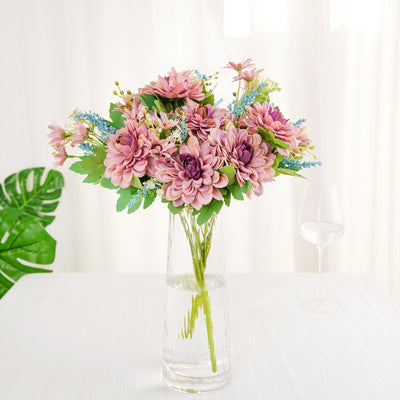 faux flowers, silk flower bouquets, artificial flower bouquet, dahlia bouquet, artificial dahlias#color_parent