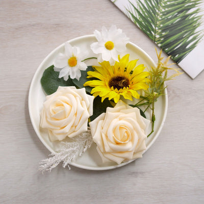 artificial silk flowers, foam flowers,high quality silk flowers, craft flowers, artificial flower bouquet#color_parent