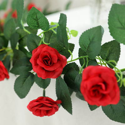 Rose Garland, Floral Garland, Artificial Garland, Vine Garland, Silk Flower Garland#color_parent