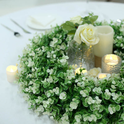 greenery wreath, wreath decorations, spring wreath, small green wreath, candle ring wreath#color_parent