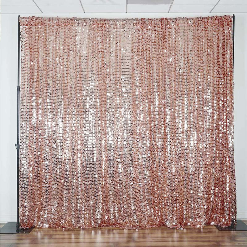 Big Payette Sequin Photo Backdrop Curtain, Background Drapery Panel 20ftx10ft