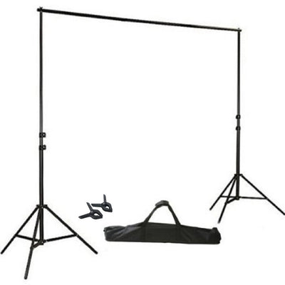 Adjustable Backdrop Stand, Metal Backdrop Stand, Portable Backdrop Stand, Photo Backdrop Stand, Background Stand#color_black