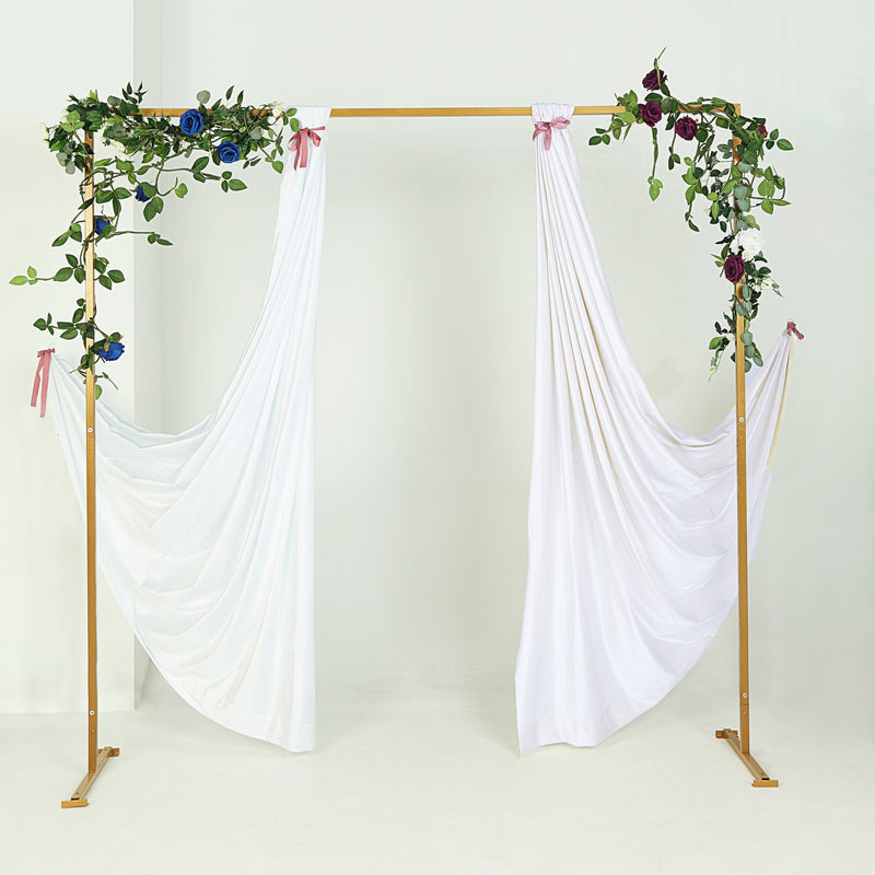 Heavy Duty Metal Square Balloon Flower Frame Photo Backdrop Stand 8ft