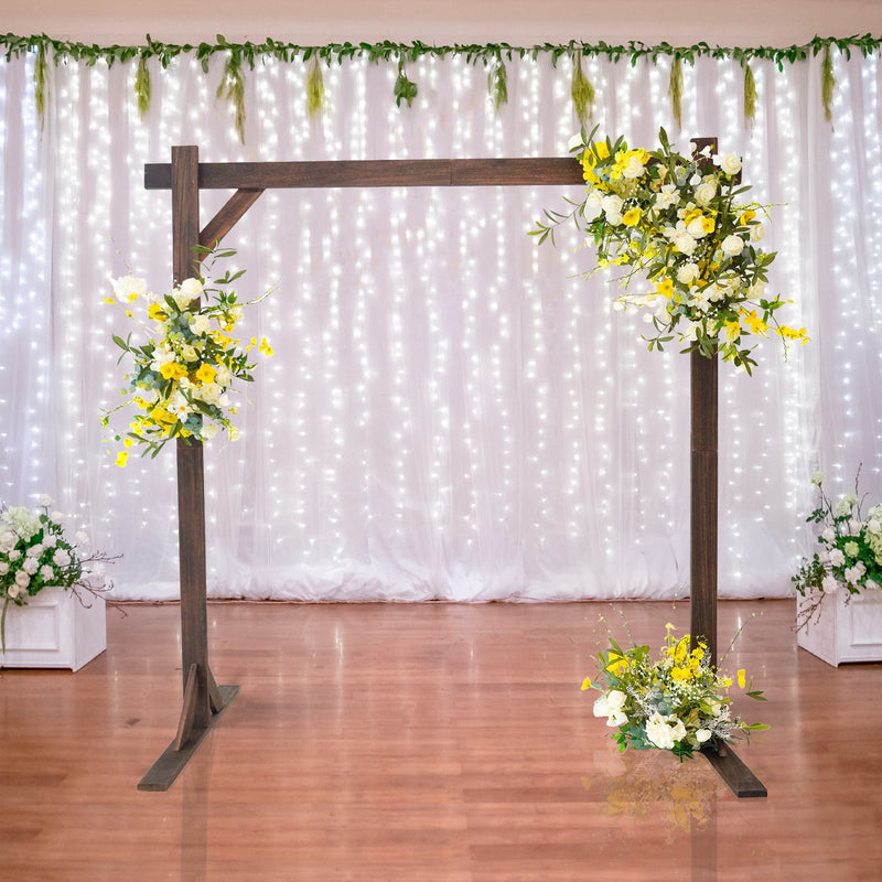Heavy Duty Wooden Square Frame Photography Backdrop Stand 7ft