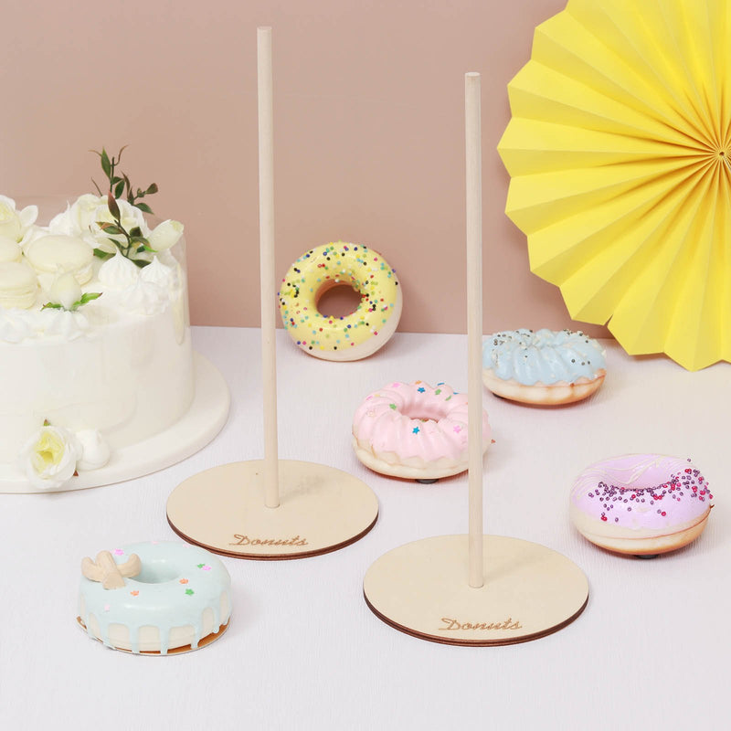 2 Pack Donut Bar Display Stand Detachable Dessert Holder For Kitchen, Dining & Bar