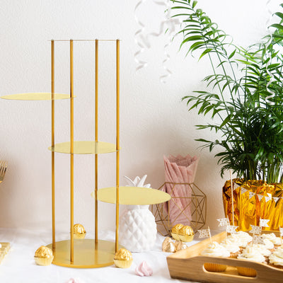 gold cake stand, cupcake display stand, tiered cake stand, metal cake stand, tall cake stand#color_parent