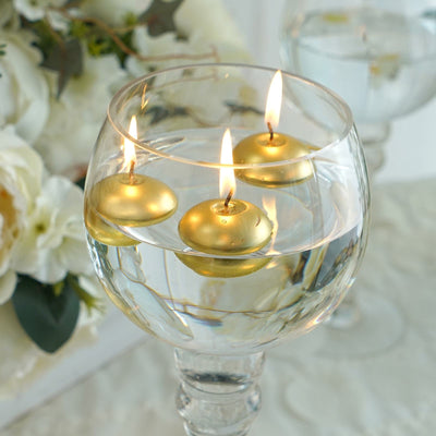 Floating Candles, Floating Candles For Pool, Water Candle, Gold Floating Candles, Floating Water Candles#size_parent