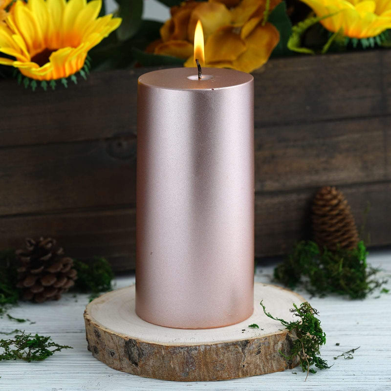 Dripless Unscented Pillar Candle, Long Lasting Candle 6