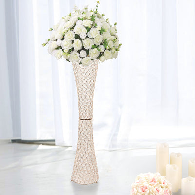 crystal flower vase, hurricane vase, glass vase, large floor vase, vase decoration#color_parent 