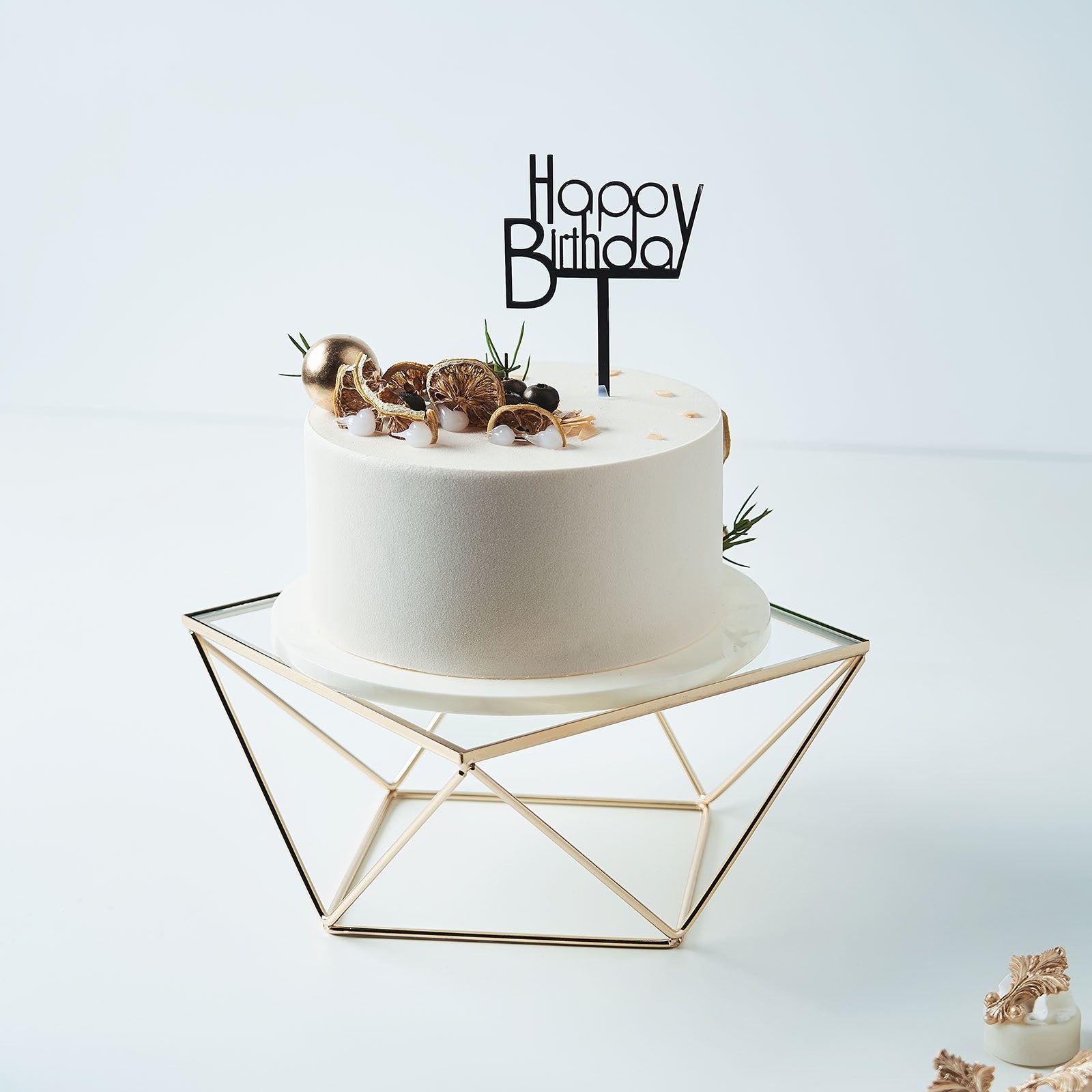 Gold Metal Geometric Stackable Pedestal Risers, Display Stands with ...