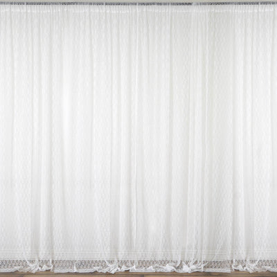 Lace Sheer Curtains, Fire Retardant Curtains, Lace Curtain Panels, Floral Lace Curtains, Rod Pocket Curtains#color_parent