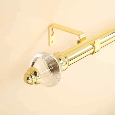 Modern Curtain Rods, Gold Curtain Rod, Adjustable Curtain Rod, Window Curtain Rods, Decorative Curtain Rods#color_gold