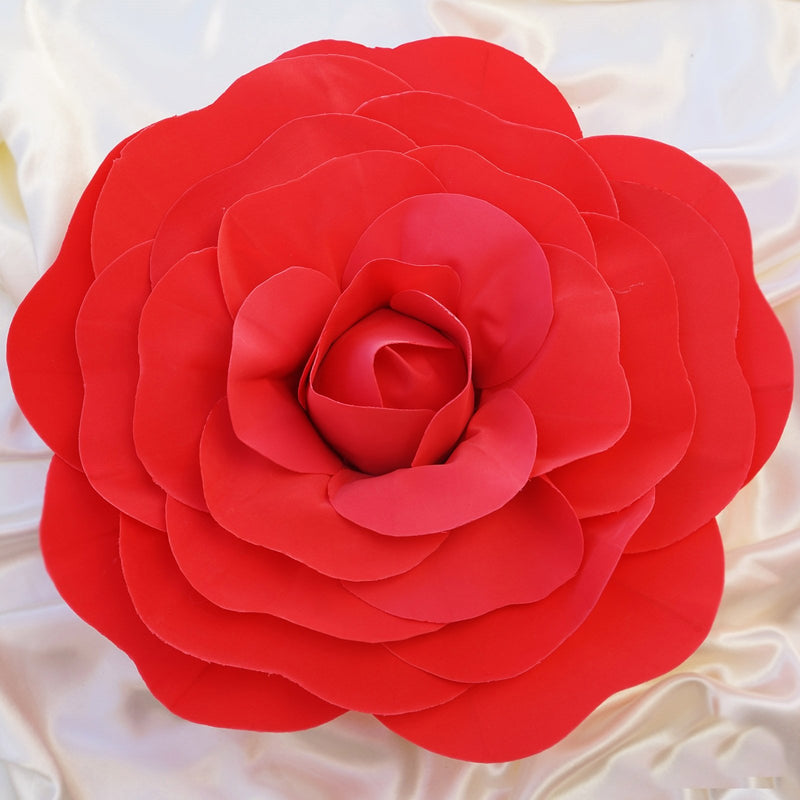 2 Pack Large Real Touch Artificial Foam DIY Craft Roses 20