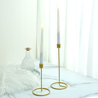 geometric candle holders, taper candle holders, gold candle holders, candlestick holders, metal candle holders#color_gold