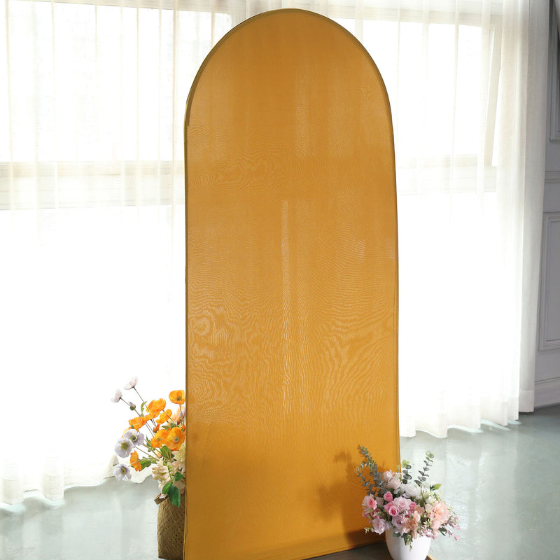 Matte Spandex Fitted Arch Cover For Round Top Chiara Backdrop Stand 6ft