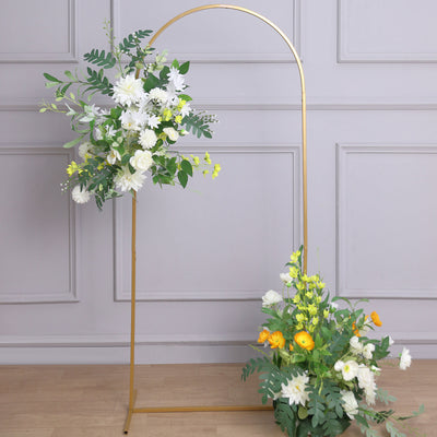 arch backdrop, gold backdrop, metal backdrop stand, flower arch, flower stand#color_parent
