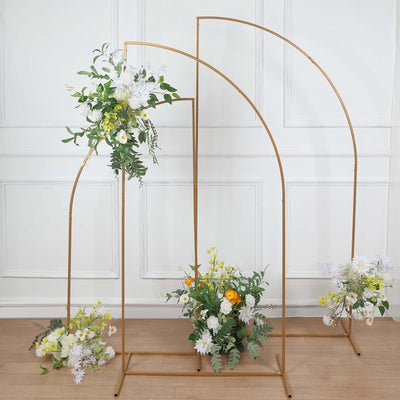 arch backdrop, gold backdrop, metal backdrop stand, flower arch, flower stand#size_parent