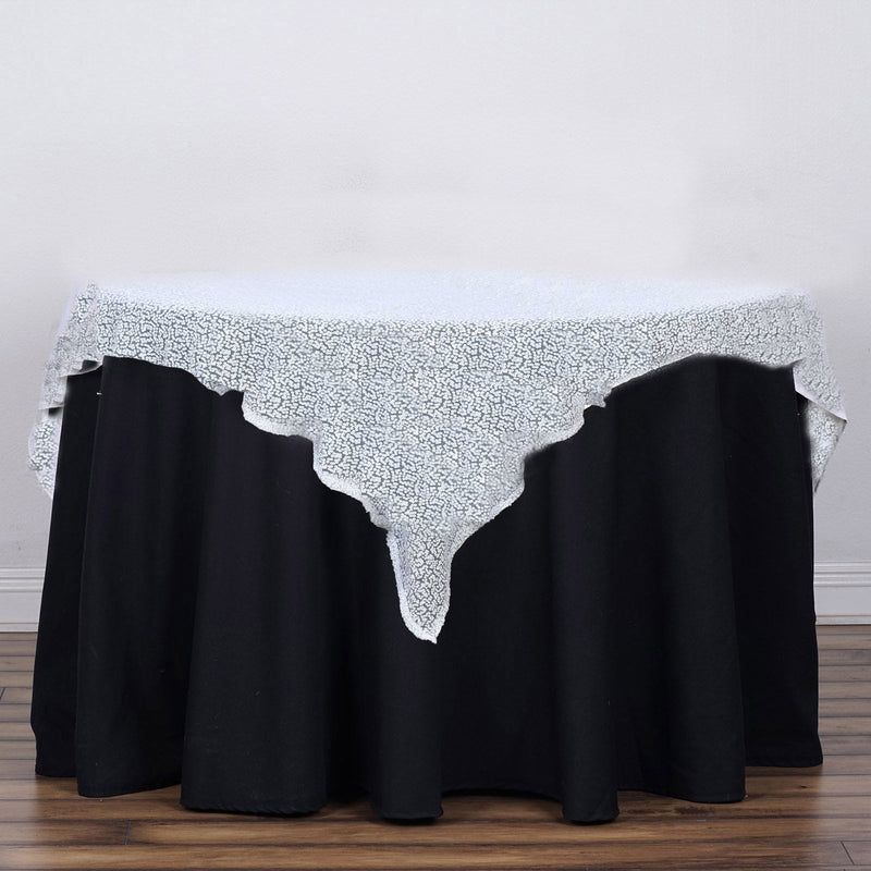 Duchess Sequin Square Table Overlay 60