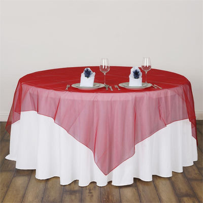 Tablecloth Overlays, square overlay, square table toppers, sheer overlay, round table overlay#color_parent