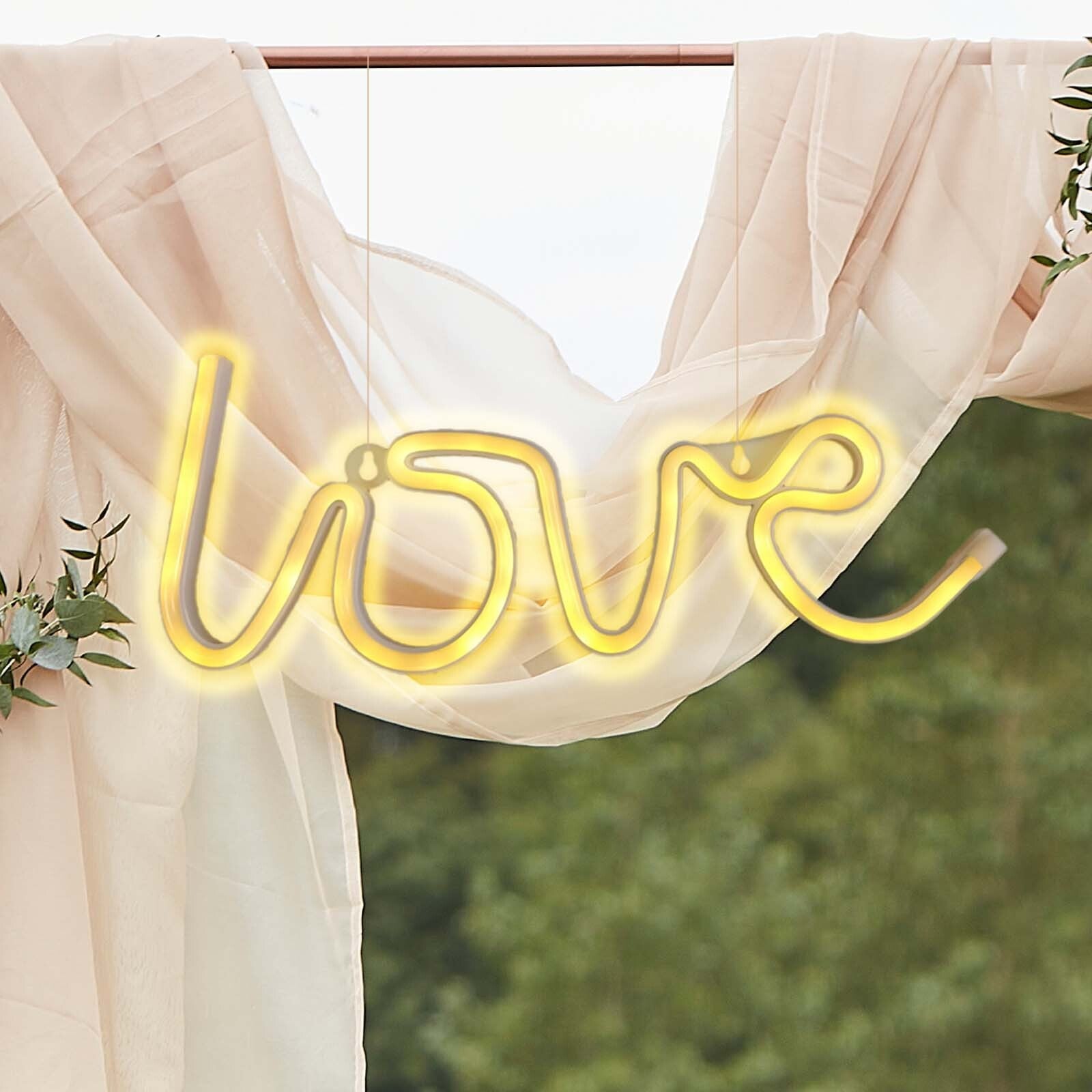 Love Neon Light, LED Wall Decor USB and Battery Operated – eHomemart