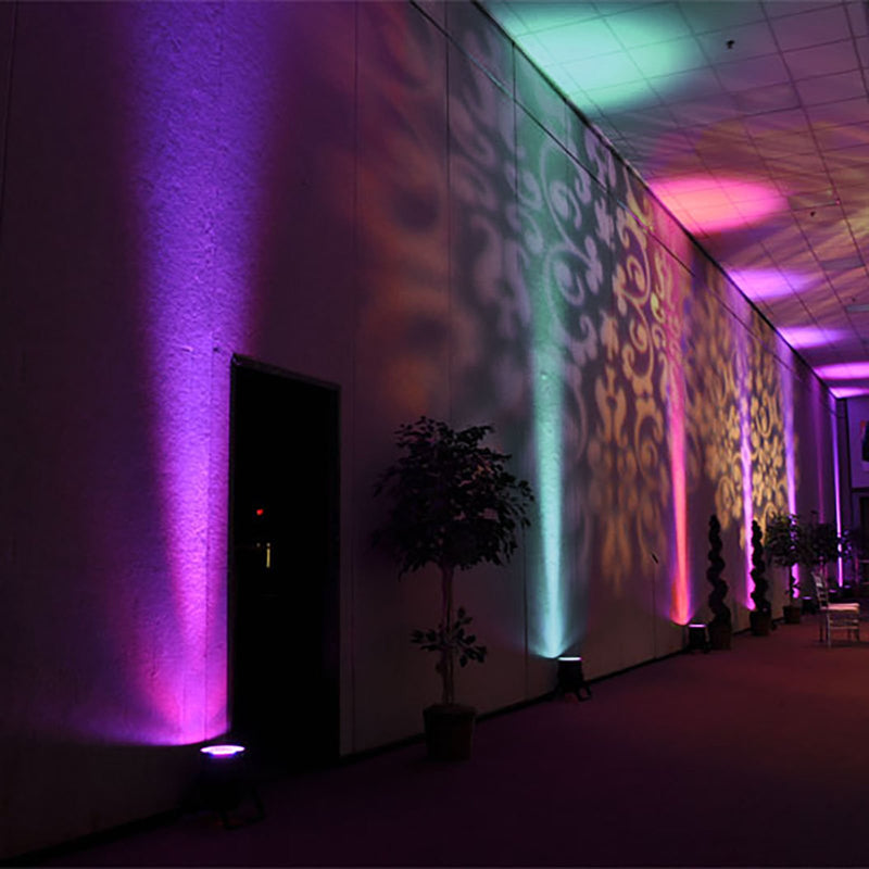 LED Backdrop Uplight, Outdoor Waterproof Landscape Spotlight 6W