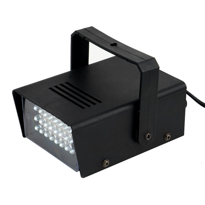 Mini DJ Strobe Light, Bright 24 LED Stage Backdrop Uplight With Variable Flash & Speed Control 35W