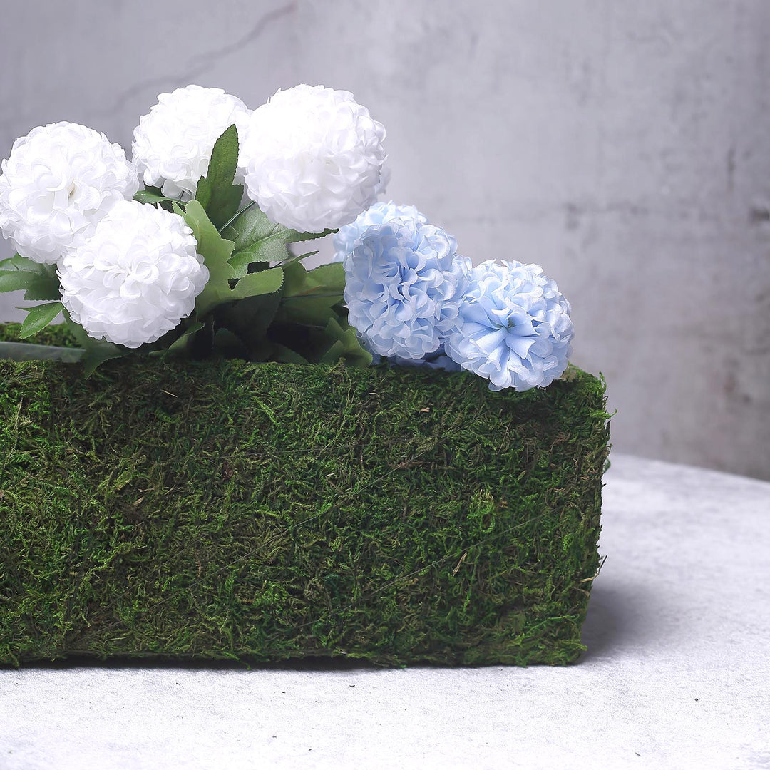 Rectangle Preserved Moss Planter Box With Inner Lining