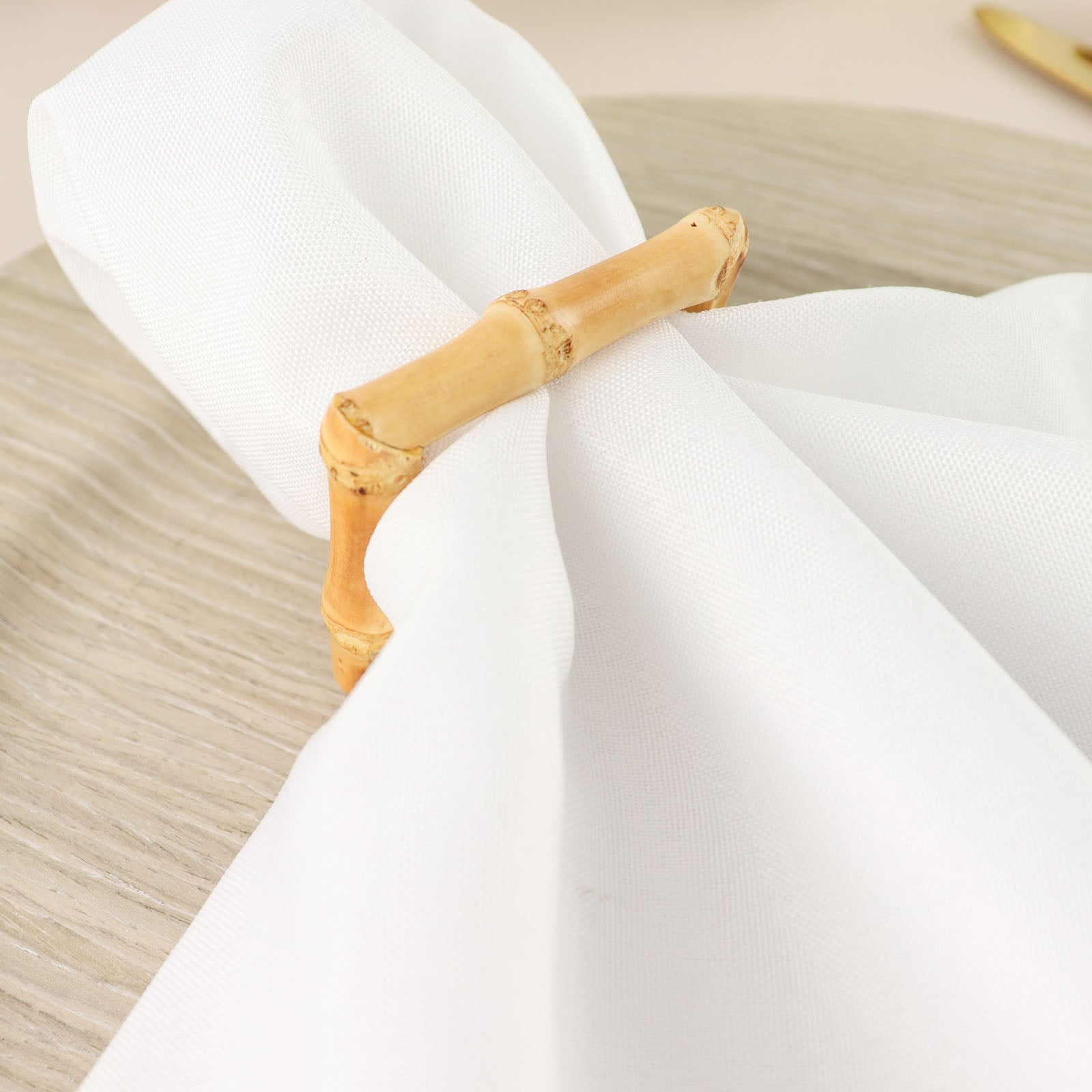 Natural Rustic Wooden Square Napkin Ring – eHomemart