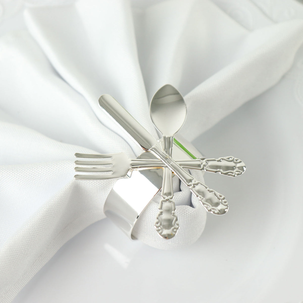 Metal Utensil Themed Napkin Rings – eHomemart