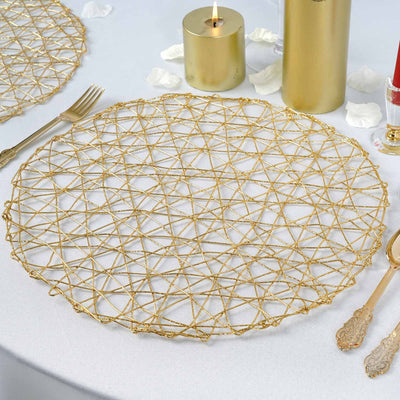 Woven Placemats, metal placemats, round placemats, Modern Placemats, Dining Table Placemats#color_parent