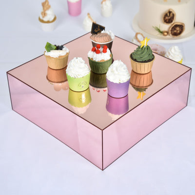 Acrylic Display Box, Pedestal Stand, Plastic Display Box, Pedestal Riser, Cake Separator#color_parent