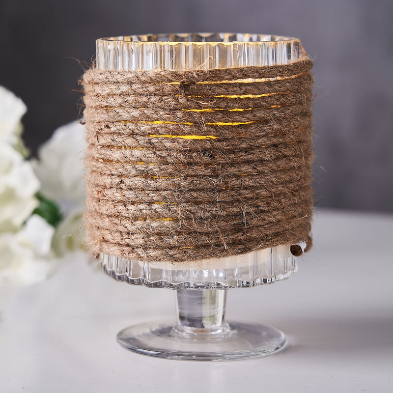 Natural Jute Rope Twine String, DIY Craft Rope 33FT 8mm