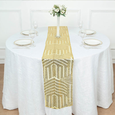 sequin table runner, sparkly table runner, geometric table runner, tulle table runner, table runner decor#color_parent