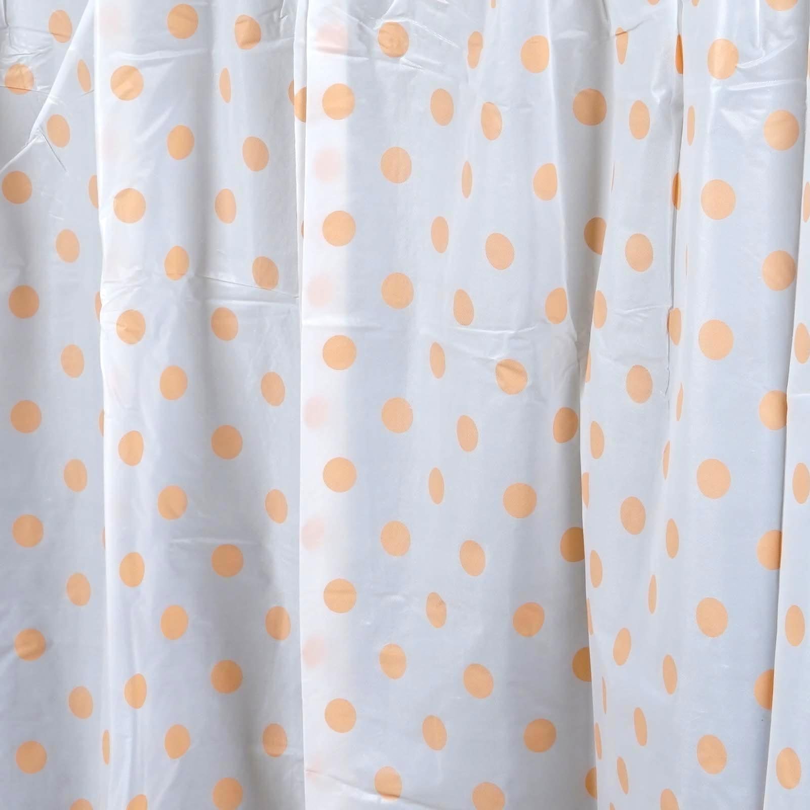 Polka Dots Pleated Plastic Table Skirts - Disposable Table Skirt 14ft ...