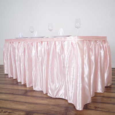 table skirt, pleated table skirt, table skirt linen, table skirt velcro, satin table skirt#color_parent