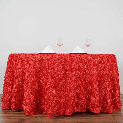round tablecloth, Satin tablecloth, rosette tablecloth, 132 inch round tablecloth, decorative table covers#color_parent