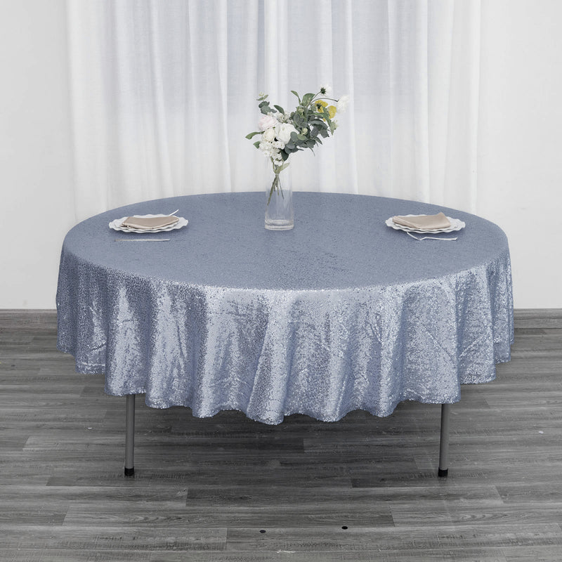Premium Sequin Round Tablecloth 90